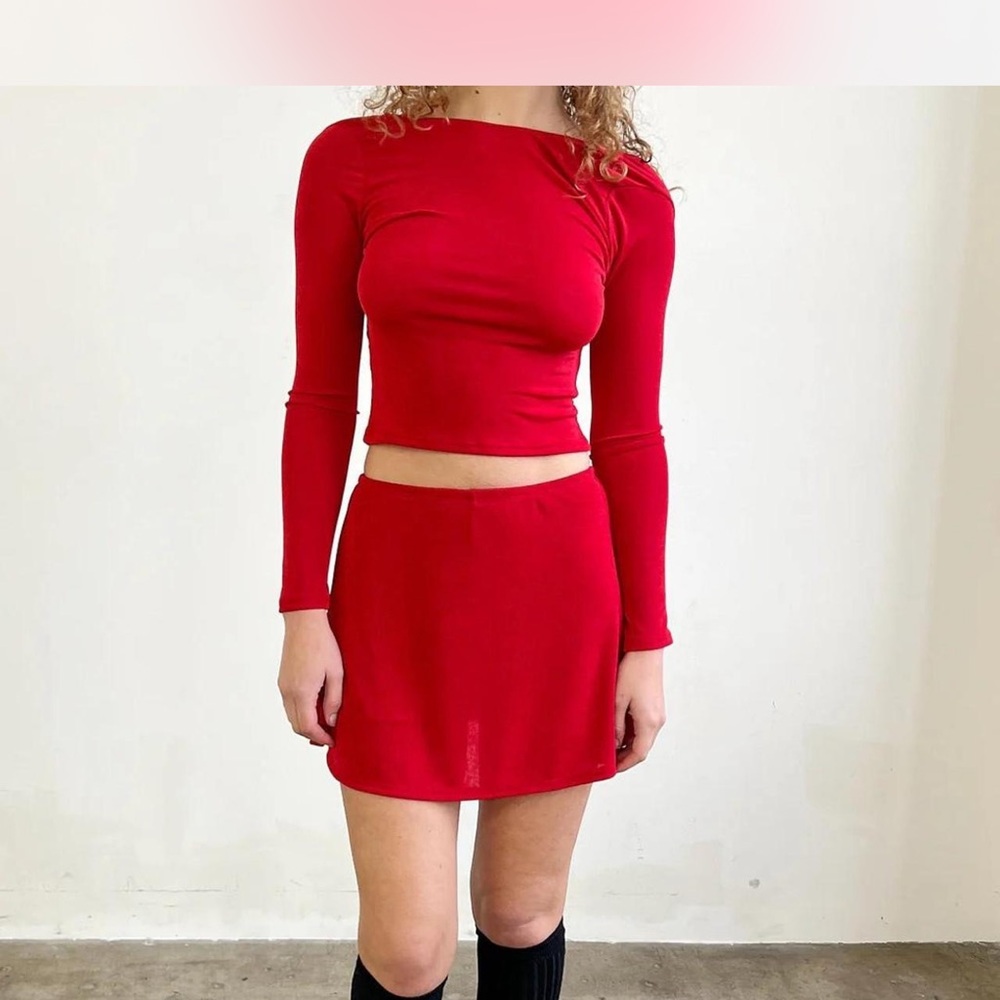 Lisa Says Gah 2 Piece Skort and Crop Top
